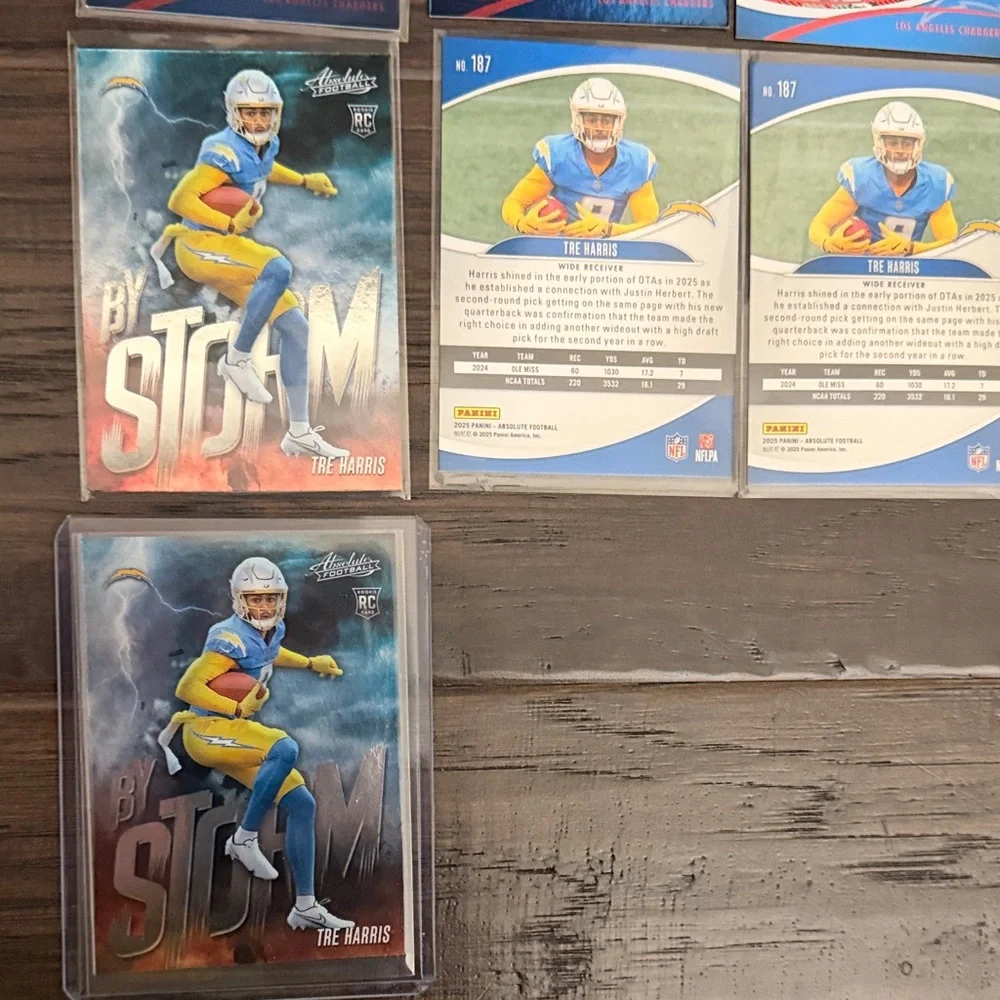 NFL Rookie 16 Card Lot — Blue & Yellow Chargers Panini Trading Cards Sportscards - Picture 3 of 11